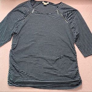 Michael Kors Mid Sleeve Striped Top Size 3X